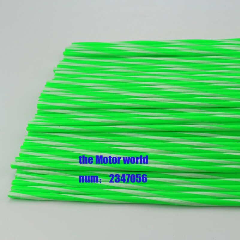 Colorful Florescent Motorcycle Wheel Rim 72pcs Cover Spoke Skins Wrap Tubes Universal for Dirt Bike ATV Quad Mini Motor