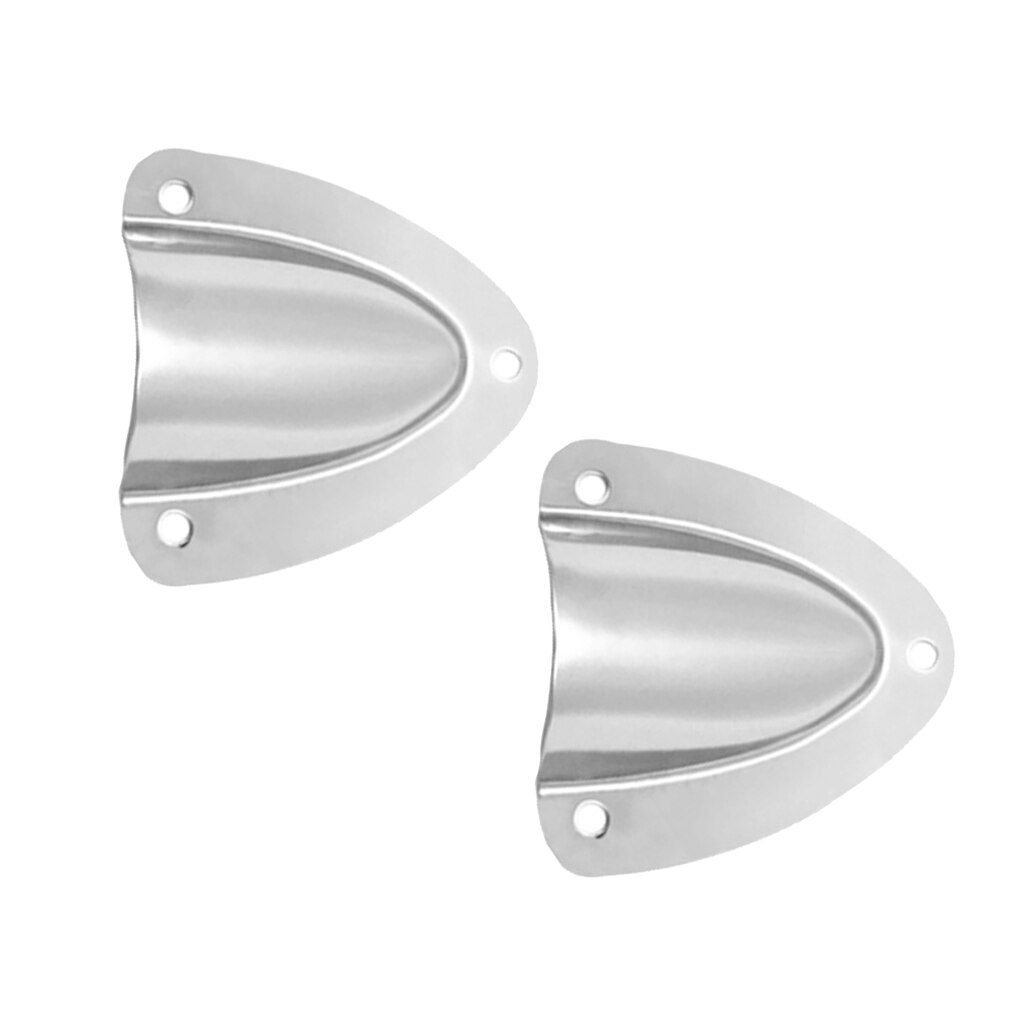 2x Clam Shell Cable Vent Cover For Boat Builders 1.54x1.77 &#39;&#39;