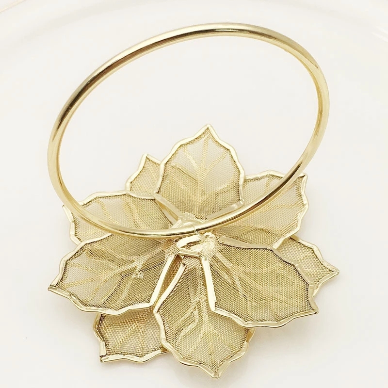 6 stück von hohl Serviette Ring halterung Serviette schnalle Gestell exquisit hause Serviette Halfter dekoration geeignet für hochzeit, Christma: Langweilig