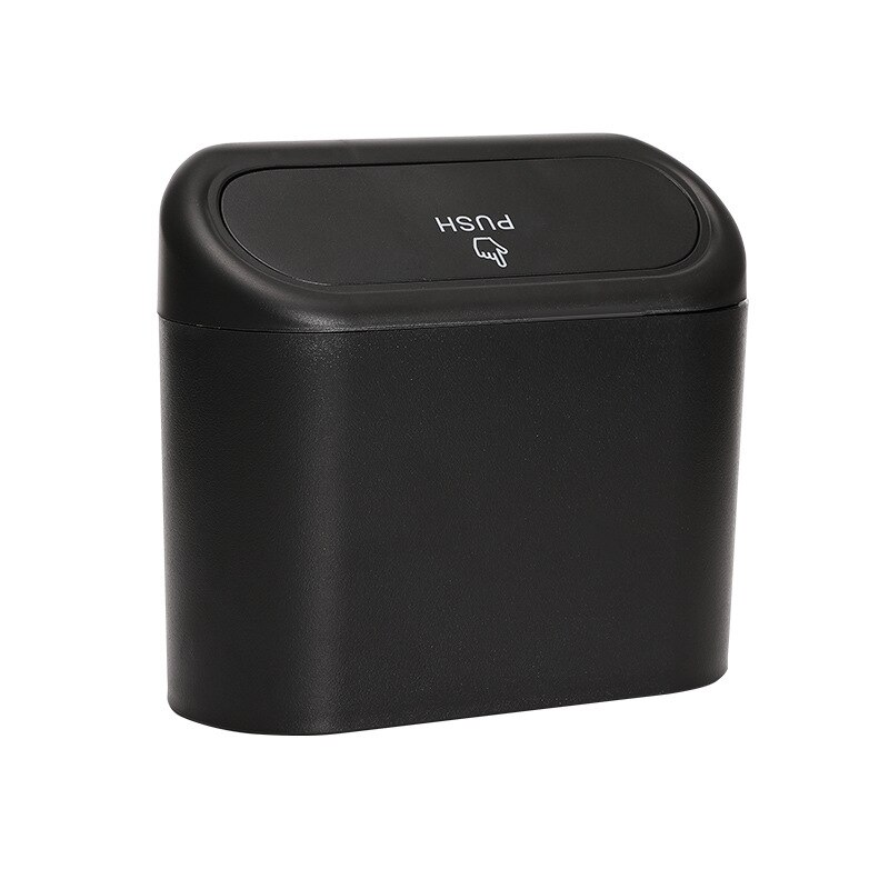 BIEPU poubelle accrocher véhicule poubelle plastique lumière noir voiture poubelle pour cuisine bureau voiture petite boîte de rangement: Default Title