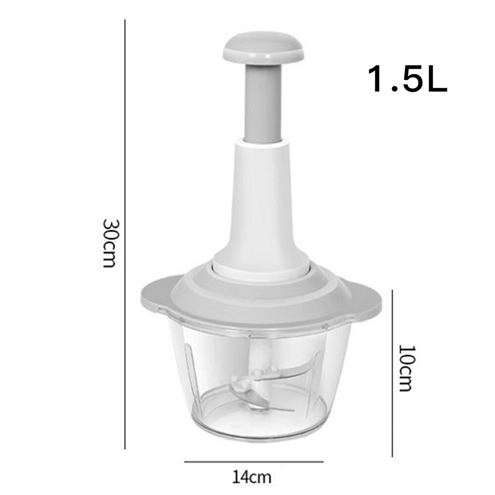 1.5L-2L Vegetable Meat Stirrer Grinder Kitchen Multi-Function High Capacity Food Processor Mixer Cooker Dumpling Stuffing Machin: 1.5L