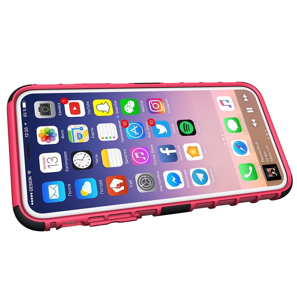 Full Shockproof Armor Phone Case For iPhone X 6 7 8 Plus Matte Protective Cover Cases For iPhone 8 7 Plus 5 5s SE Case Shell