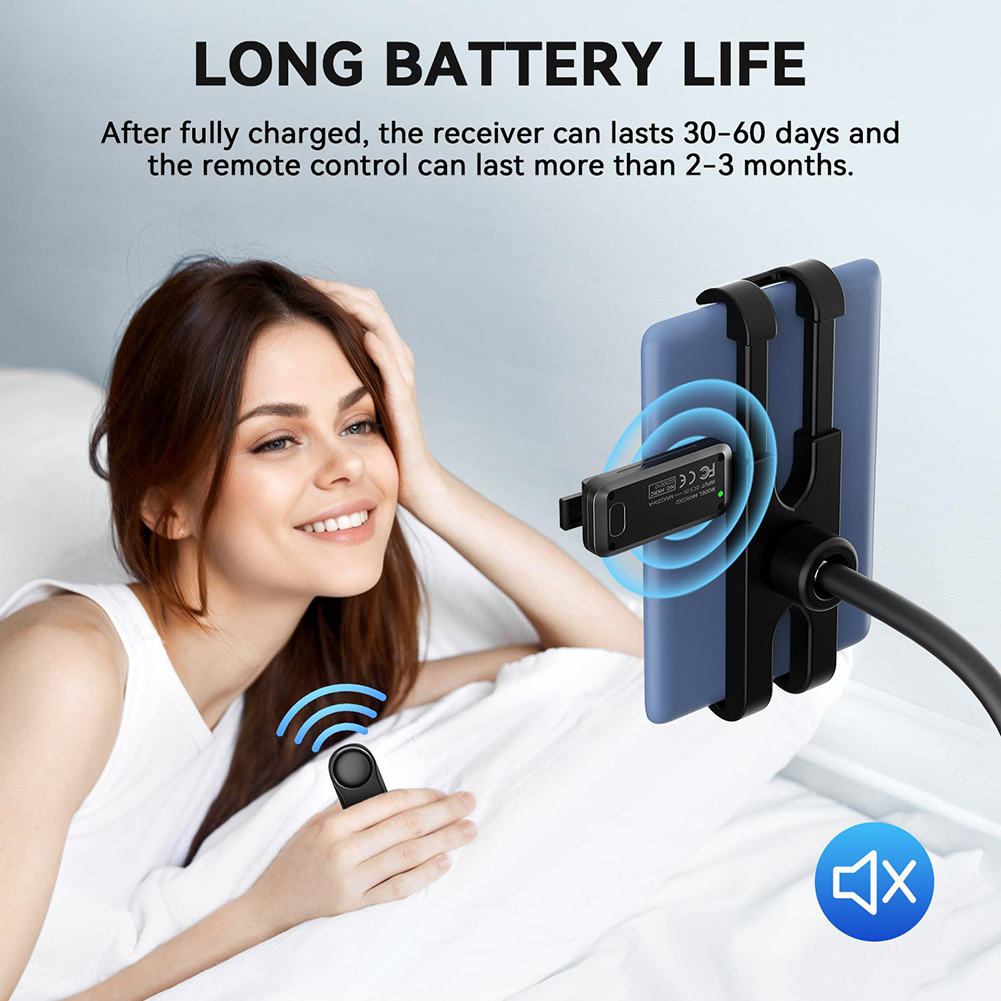 RF Remote Control Page Turner Taking Photo Camera Video Recording Remote Trigger Clicker Page Turner for Kindle Paperwhite