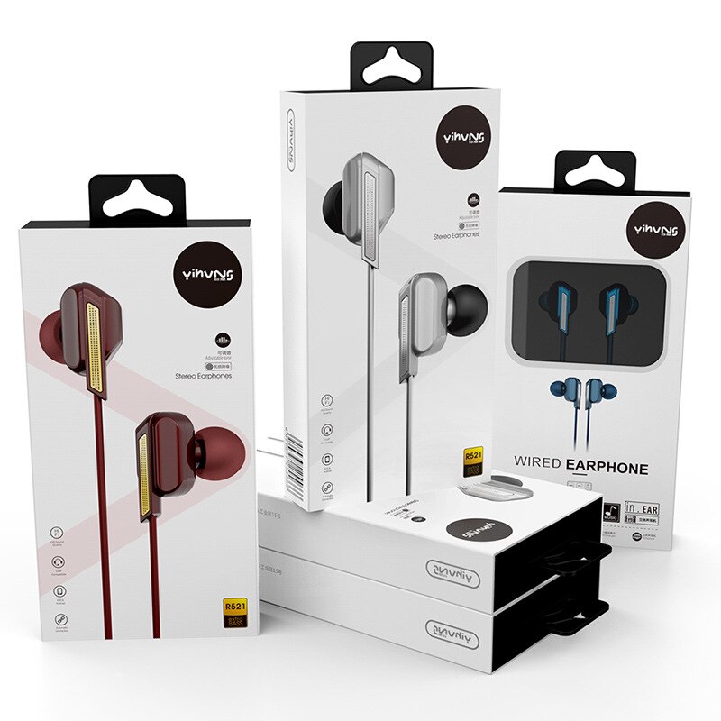 Auricolari Cablati T660 - Cuffie In-Ear HiFi per Apple e Huawei - Musica e Gaming