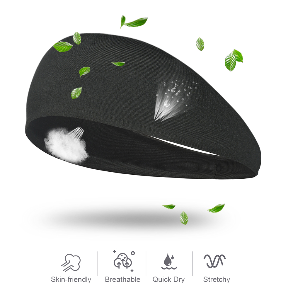 Elastische zweetband, ademende haarband van cationische stof, hoofdband voor mannen, haaraccessoires, vochtafvoerend, voor vrouwen en meisjes
