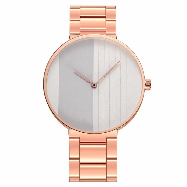 1Pcs Rose Gold Vrouwen Horloges Eenvoudige Mode Vrouwen Polshorloge Luxe Dames Horloge Armband Reloj Mujer Klok Quartz Horloges