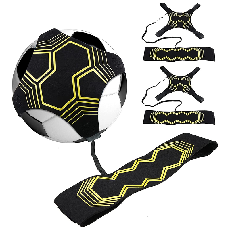 2 pcs adjustable football trainers, football training belts, solo football trainers for children and adults for volleyball control skills