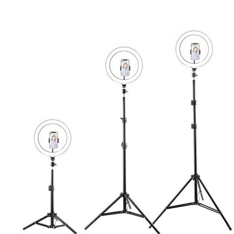 Photography Heavy Duty Tripod Stand Sturdy Aluminum Alloy Floor Selfie Ring Light For Studio Umbrella Backdrop LED Panel: 120cm Tripod