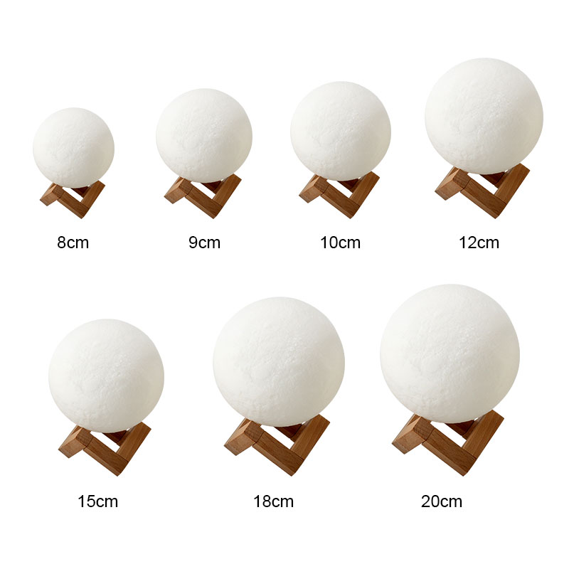 Zwevende Maan Lamp 3D Afdrukken Magnetische Drijvende Draaiende Maan Nachtverlichting LED Maan Lampen voor Thuiskantoor Slaapkamer Verjaardagscadeautjes voor Familie Kinderen (16 Kleuren
