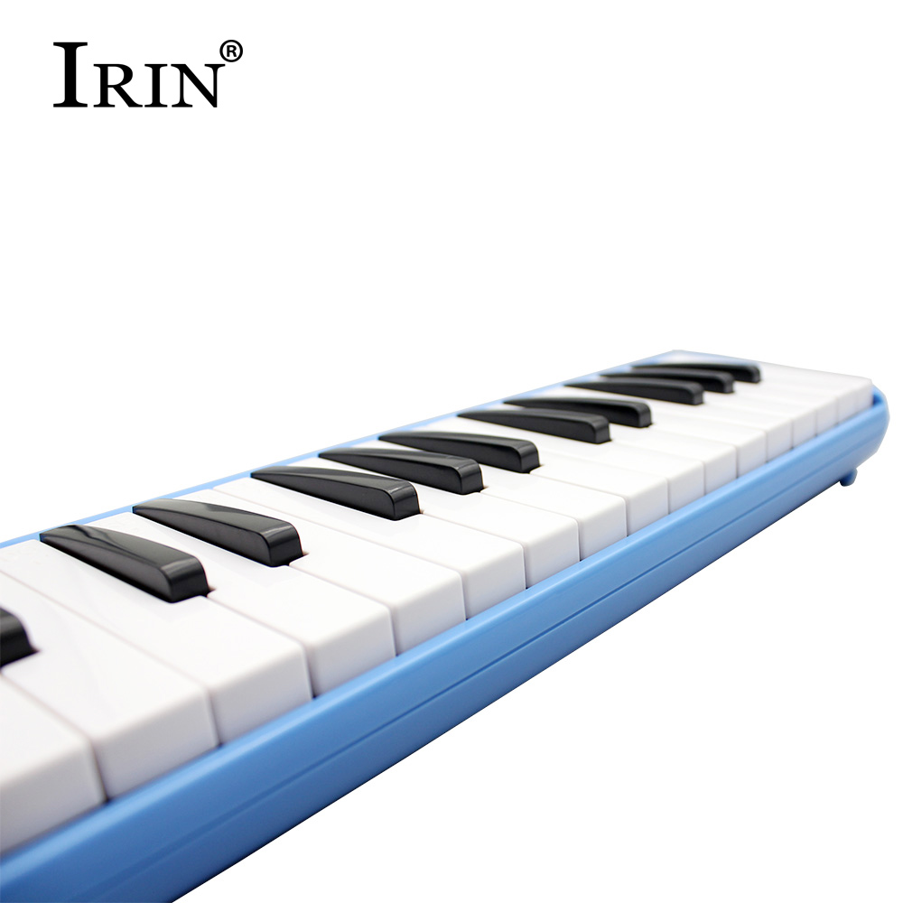 Blue 32-Key Melodica Piano Keyboard Style Musical Instrument Soft Package Harmonica Mouth Organ with Carrying Bag And Mouthpiece