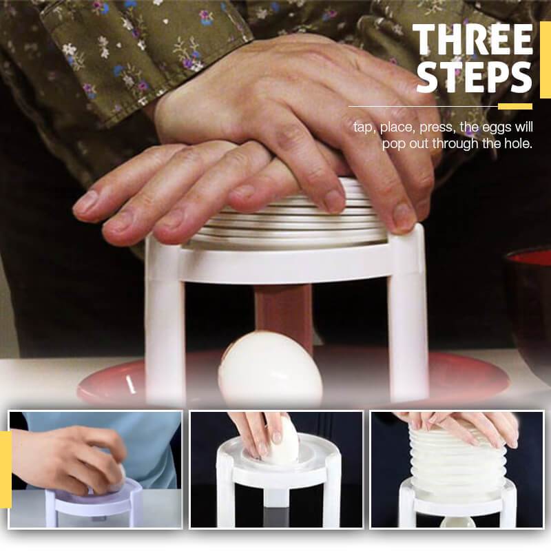 Trois étapes oeuf coquille supprimer outil magique oeuf braconnier cuire peler les oeufs appareil cuisine outil oeuf décapant cuisine outils de cuisson
