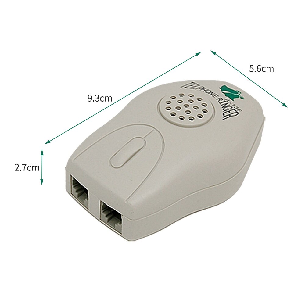 RJ11 Loud Sound Telephone Ring Amplifier Ringer Landline Phone Bell Ringer for The Old Elder Noisy Places