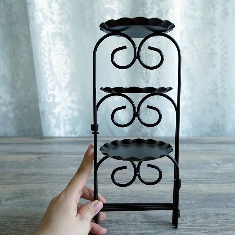 Cupcake Ladder Stand Foldable Dessert Decorating Tools for Wedding Party Cake Table Candy s Bakery Display