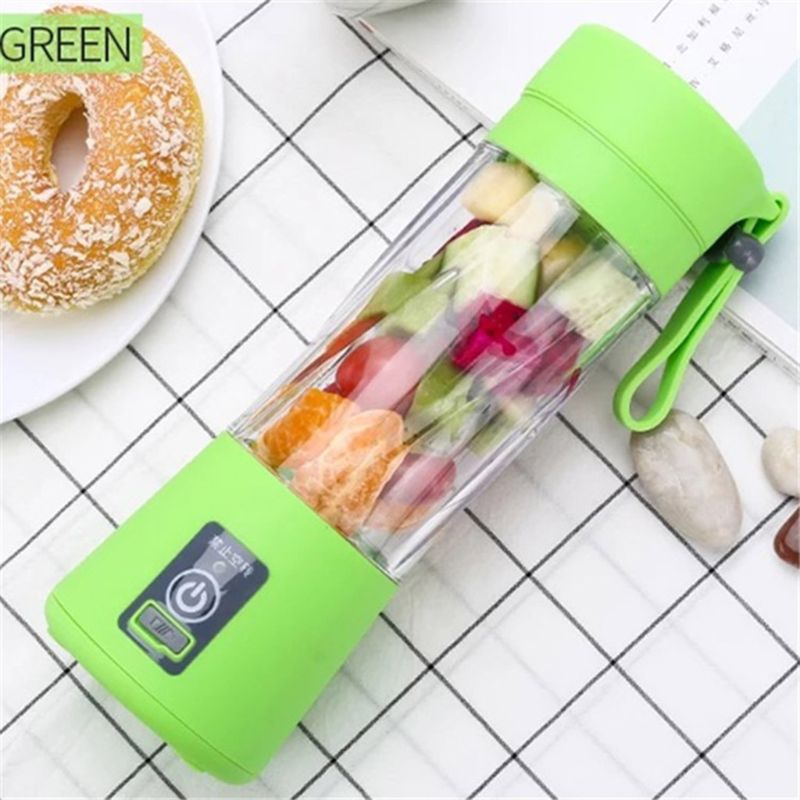 Batidora batidora portátil de 4/6 cuchillas para batidos de leche de zumos de frutas con recargable por USB