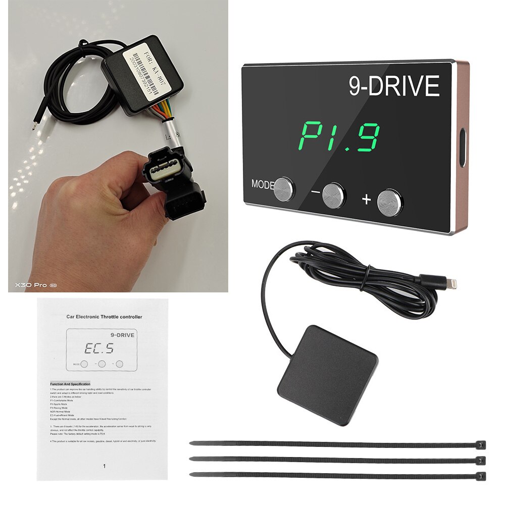 YOSOLO Tuning Parts Accessory Plug Play 9 Drive 5 Modes Racing Accelerator Potent Booster Throttle Response Controller: 807