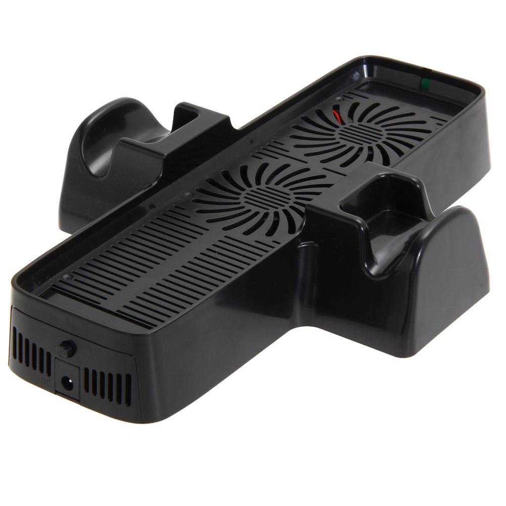 Cooling Fan with Dual Dock Stand for XBOX 360 Game Controller