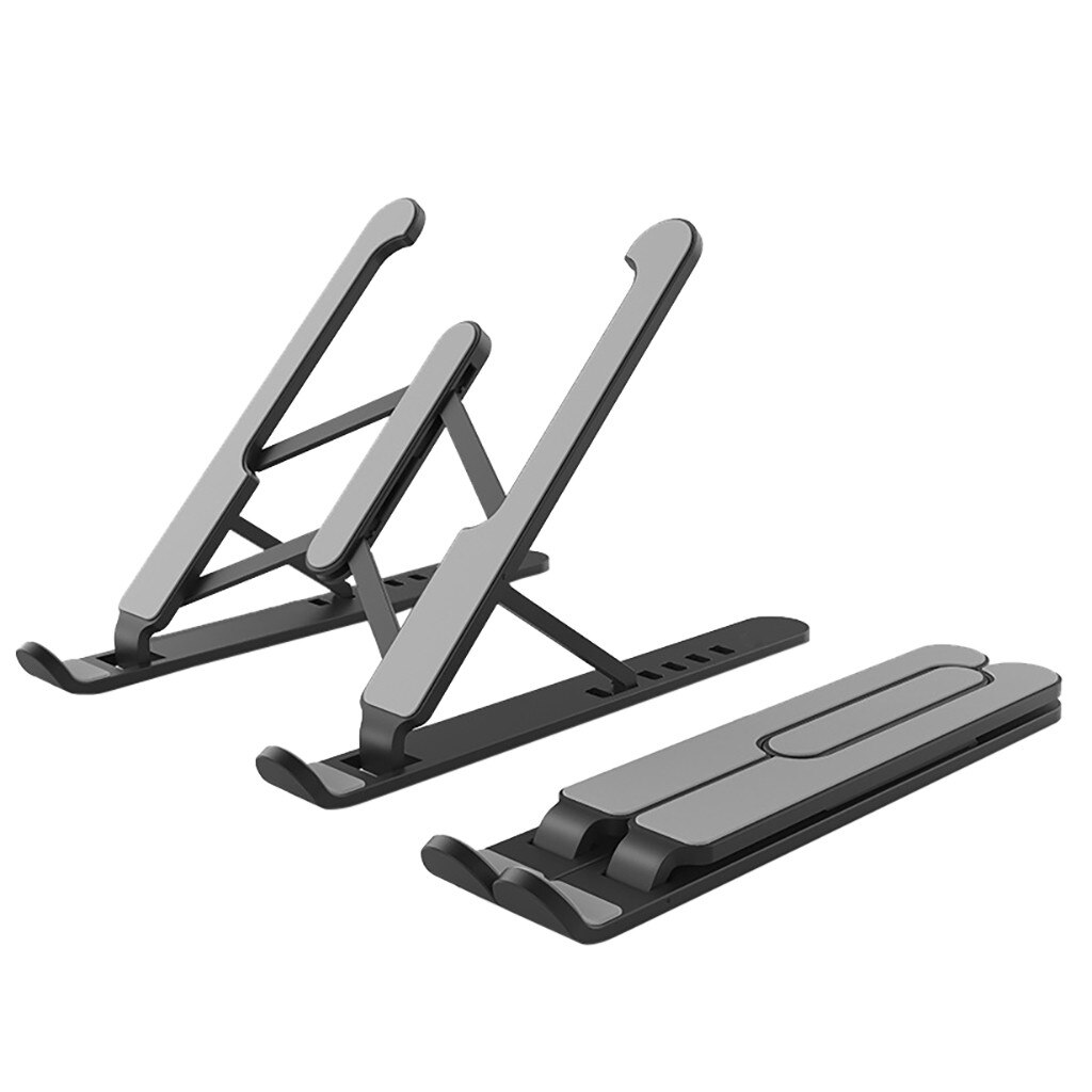 Adjustable Foldable Laptop Stand Non-slip Desktop Notebook Holder Laptop Stand For Macbook Pro Air iPad Pro DELL HP: A