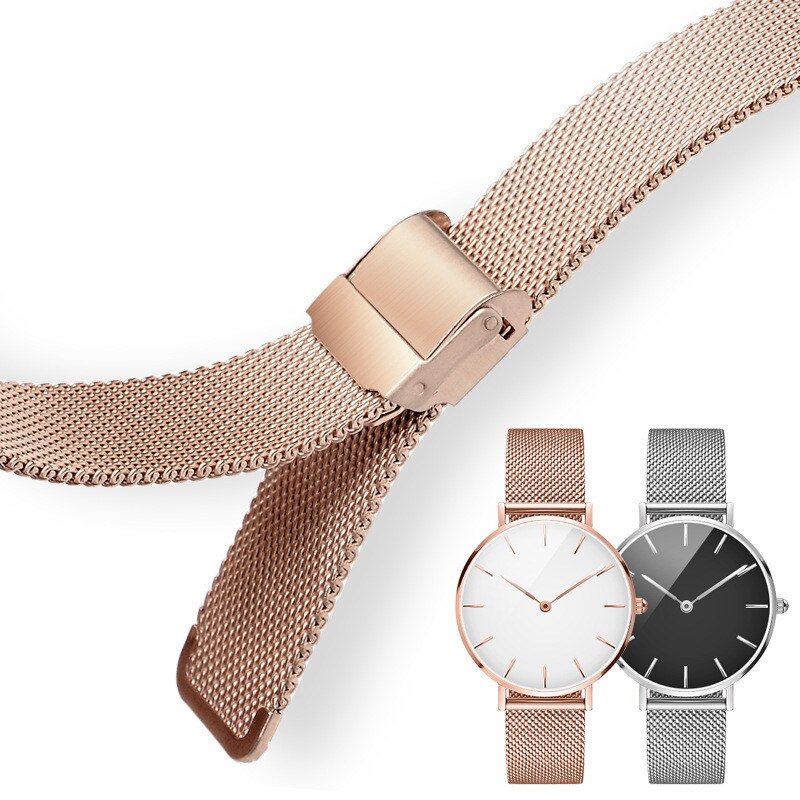 18 20 22mm zachte milanese horlogeband gesp vervangende band horloge accessoires band voor samsung galaxy watch 3/ active 2 armband