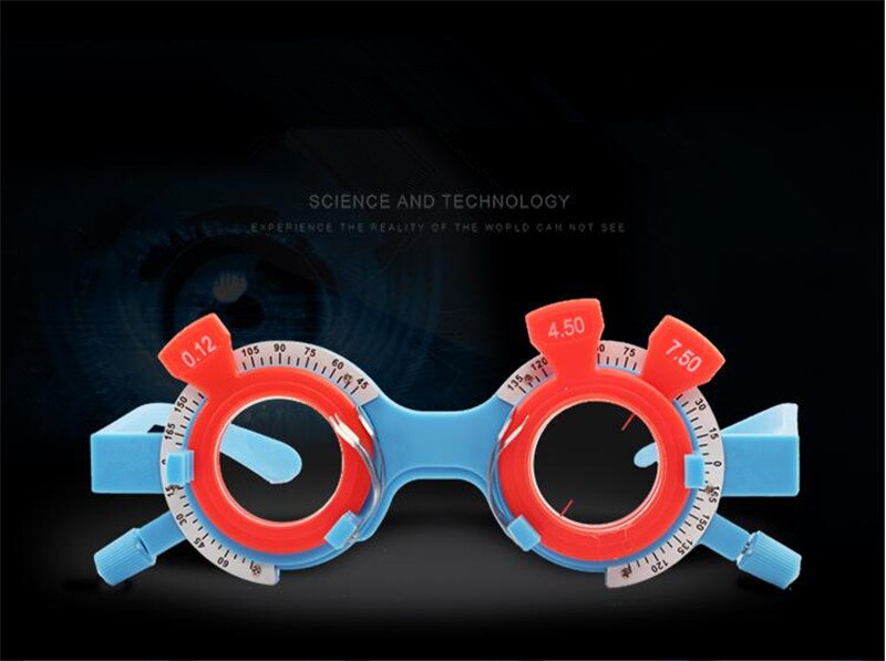 Kleurrijke Plastic Optische Glazen Lens Trial Frame Optometrie Opticien Apparatuur 52Mm-70Mm Lenzenvloeistof Accessoires: 68