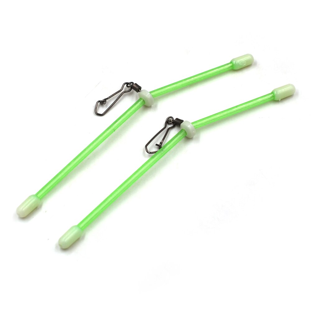 Mnft 6 stk anti-tangle bomme havfiskegrej plastrør balancebeslag lysende fiskegruppe fiskesnøre pesca