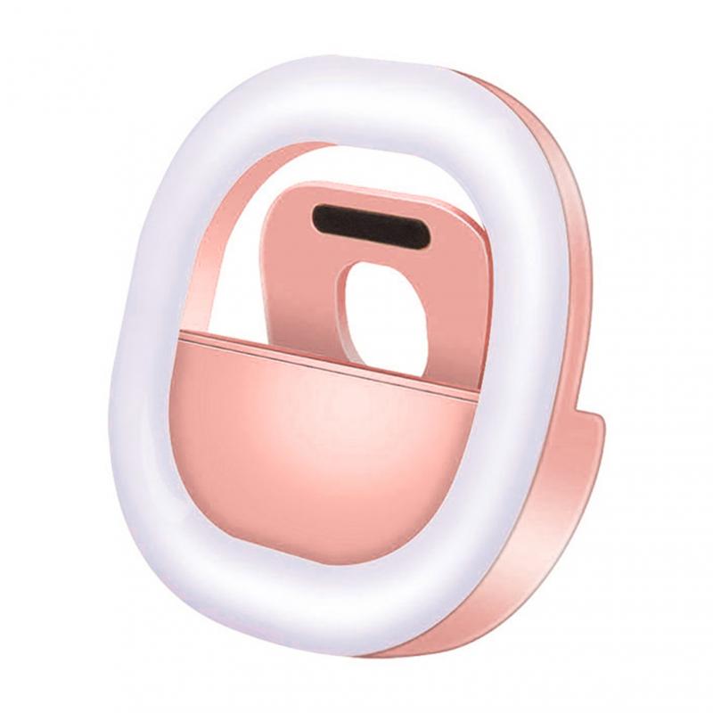 Telefone móvel selfie luz led portátil luz de preenchimento auto temporizador quadrado lâmpada led clipe no telefone acessórios iluminação suplementar