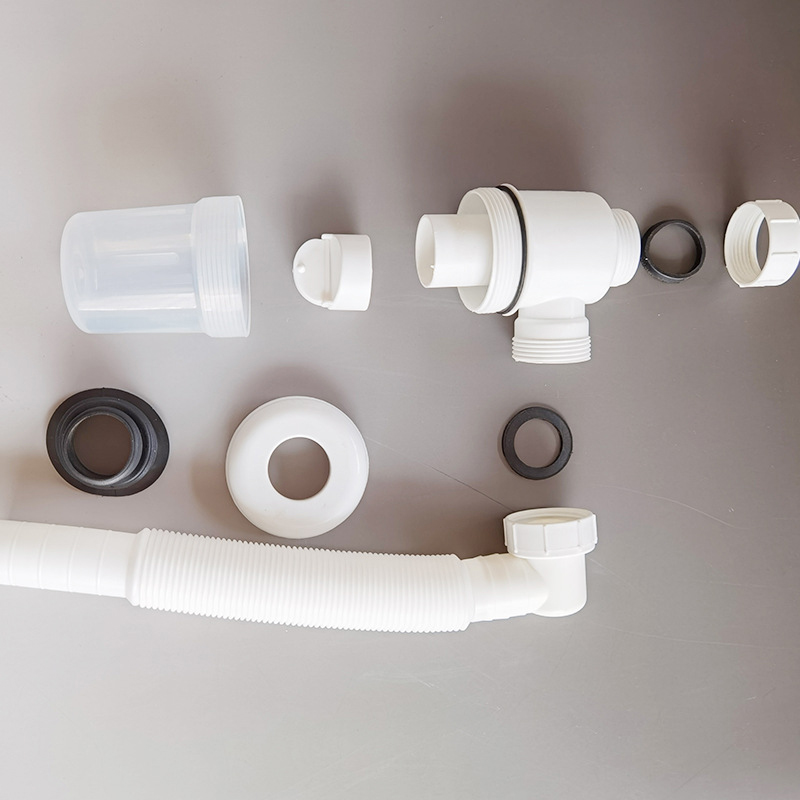 Universal Bathroom Drain Hose 32/45mm Threaded Interface Wash Basin Telescopic Bellows Kitchen Sink Sewer Anti Odor Accessories