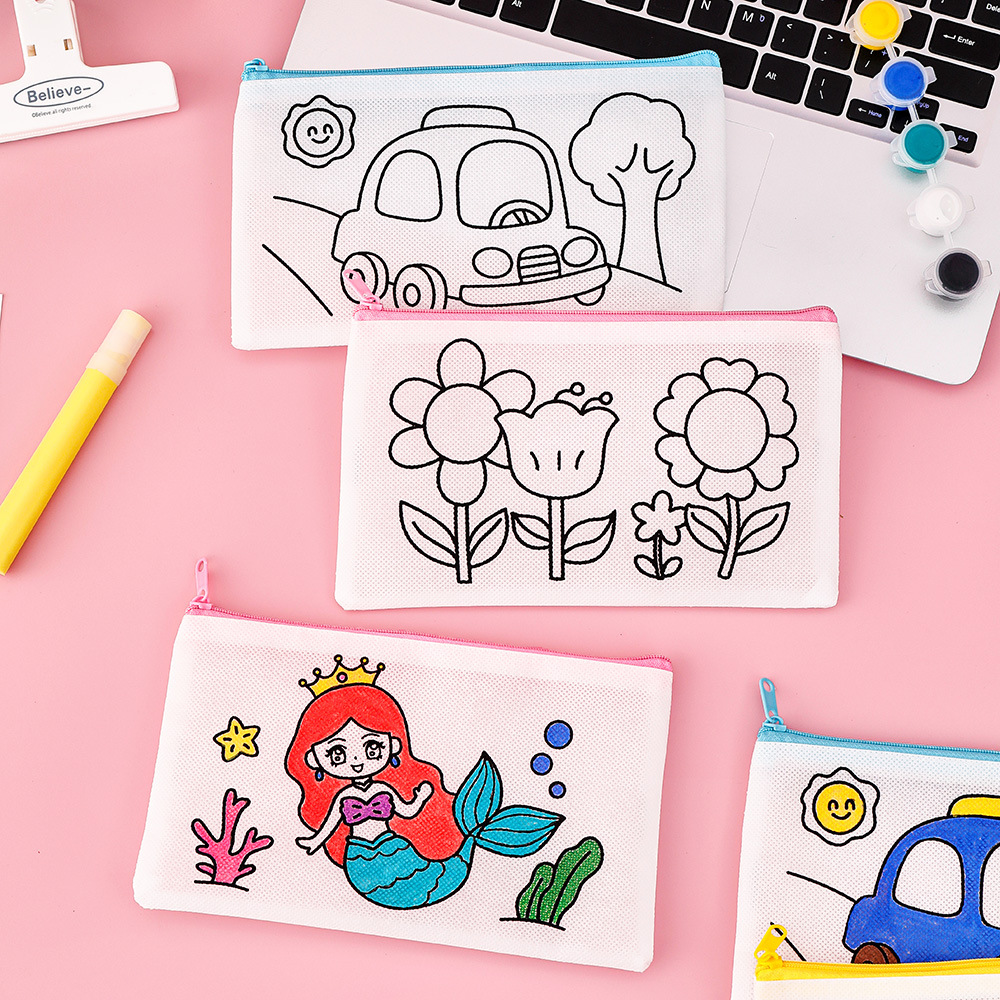 6 stk. tegneseriemaleri, graffiti, penalhus, gør-det-selv kunstlegetøj til børn, fødselsdagsfestgaver, pinata-fyld, tilbage-til-skolen-præmier