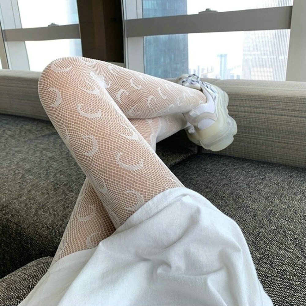 Sexy Vrouwen Panty Net Kousen Rose Hollow Visnet Bud Zijden Kousen Zwarte Zijde Ins Haak Bloem Retro Vrouwen panty