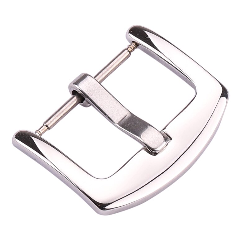 Roestvrijstalen Horlogeband Gesp 18 20 22 24Mm Heren Zilver Zwart Metalen Horlogeband Sluiting Accessoires: Blue / 18mm