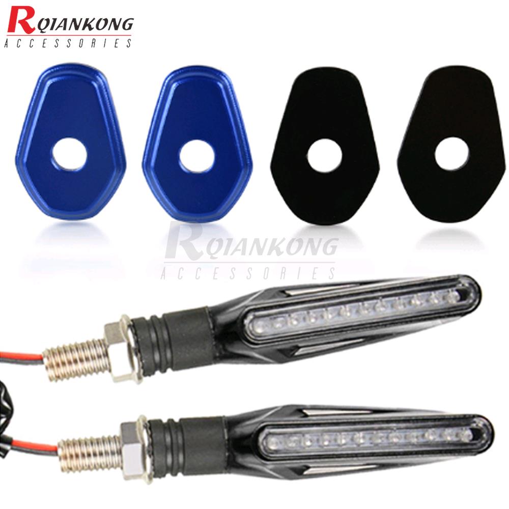 Pour Suzuki DR-Z 400 SM GSF 600S 650/A/S/SA 1200/S/SA Bandit ABS moto clignotants indicateur adaptateur entretoises accessoires: Clair
