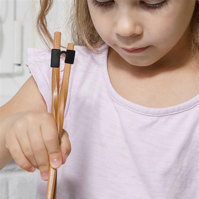 5pcs Plastic Chopstick Clips Reusable Chopsticks Aid Training Covers Holders Chopstick Holder Chop Stick Clamps