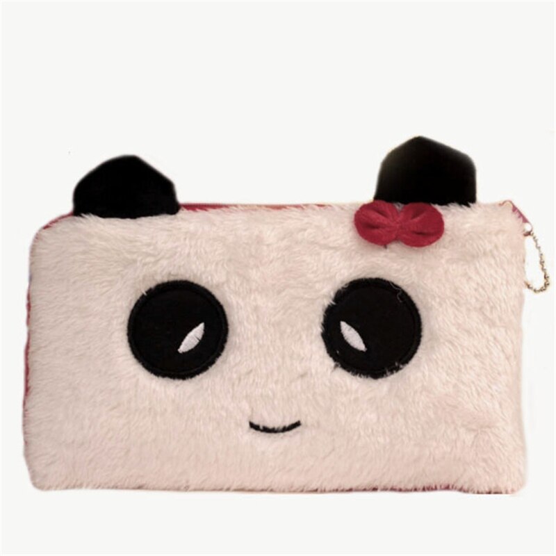 Meisje Portemonnee tas PU Leer Kinderen Portemonnee Doos Tas Schattige Konijn Mini Geldzak Baby Crossbody Portemonnee: B panda