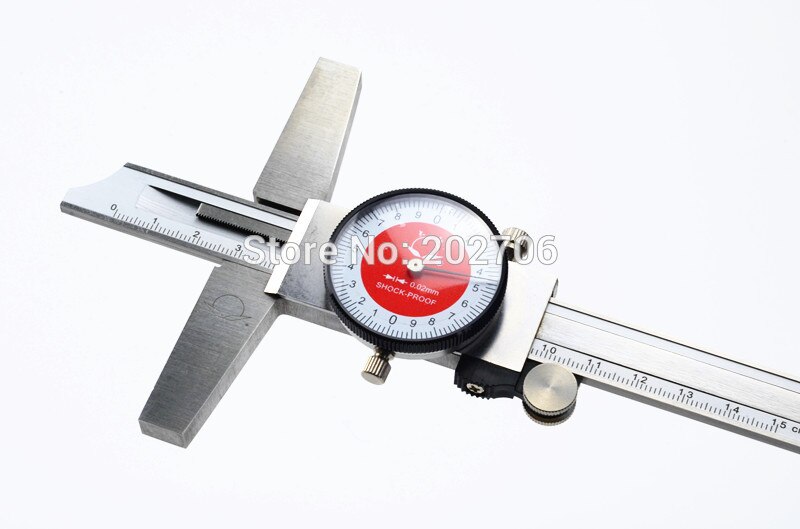 0-150mm Dial Depth Gauge depth vernier caliper with dial 6inch