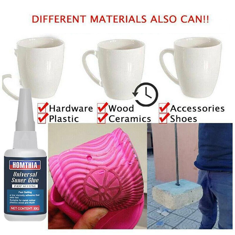 30ml universale Super colla forte colla di plastica rapida impostazione domestica