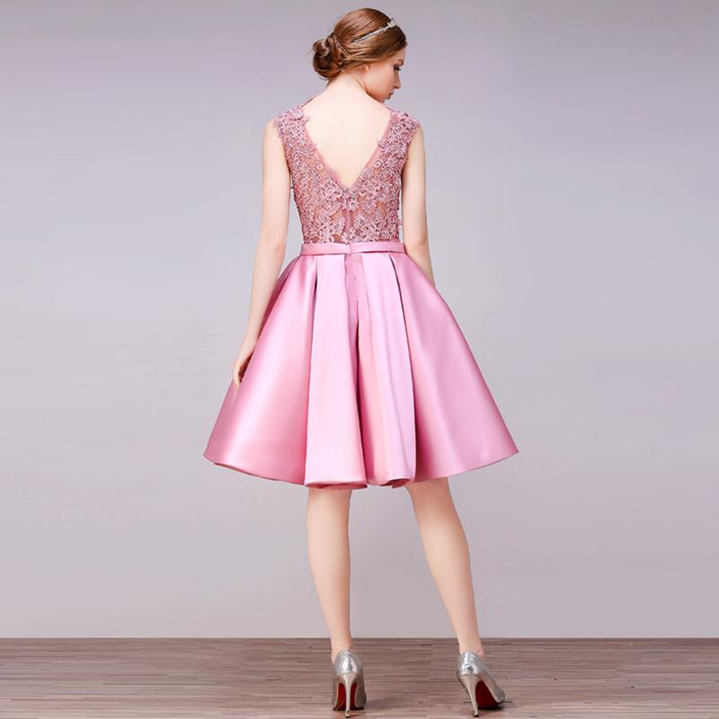 Blonde mini aftenkjoler qi pao kvinder traditionelle kinesiske tøj kjole cheongsam pink værtskjole qipao