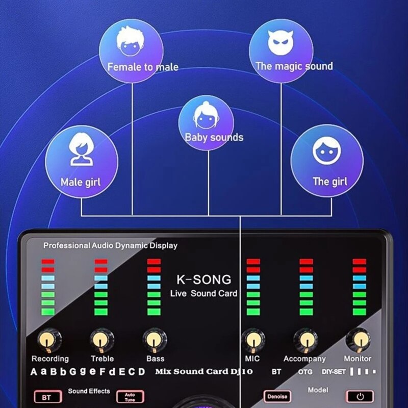 Adjust Stereo Sound Cards Board Mixer Shaking Live... – Grandado
