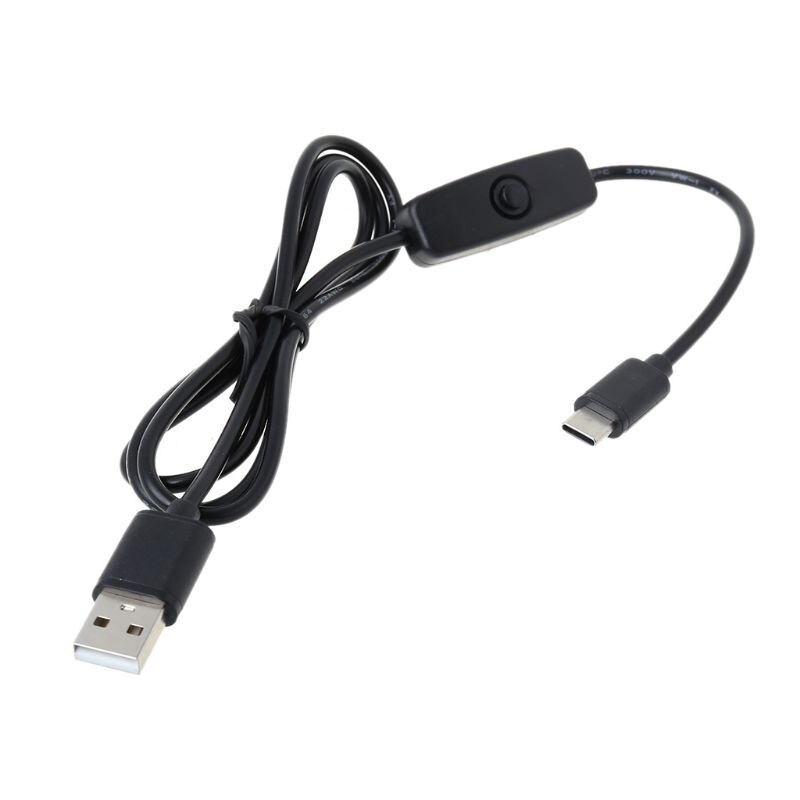 Raspberry Pi 4 Power Kabel Usb Type C Opladen Kabel Met Aan/Uit Schakelaar Voor Pi 4 Android Smartphone tablet Powerbank