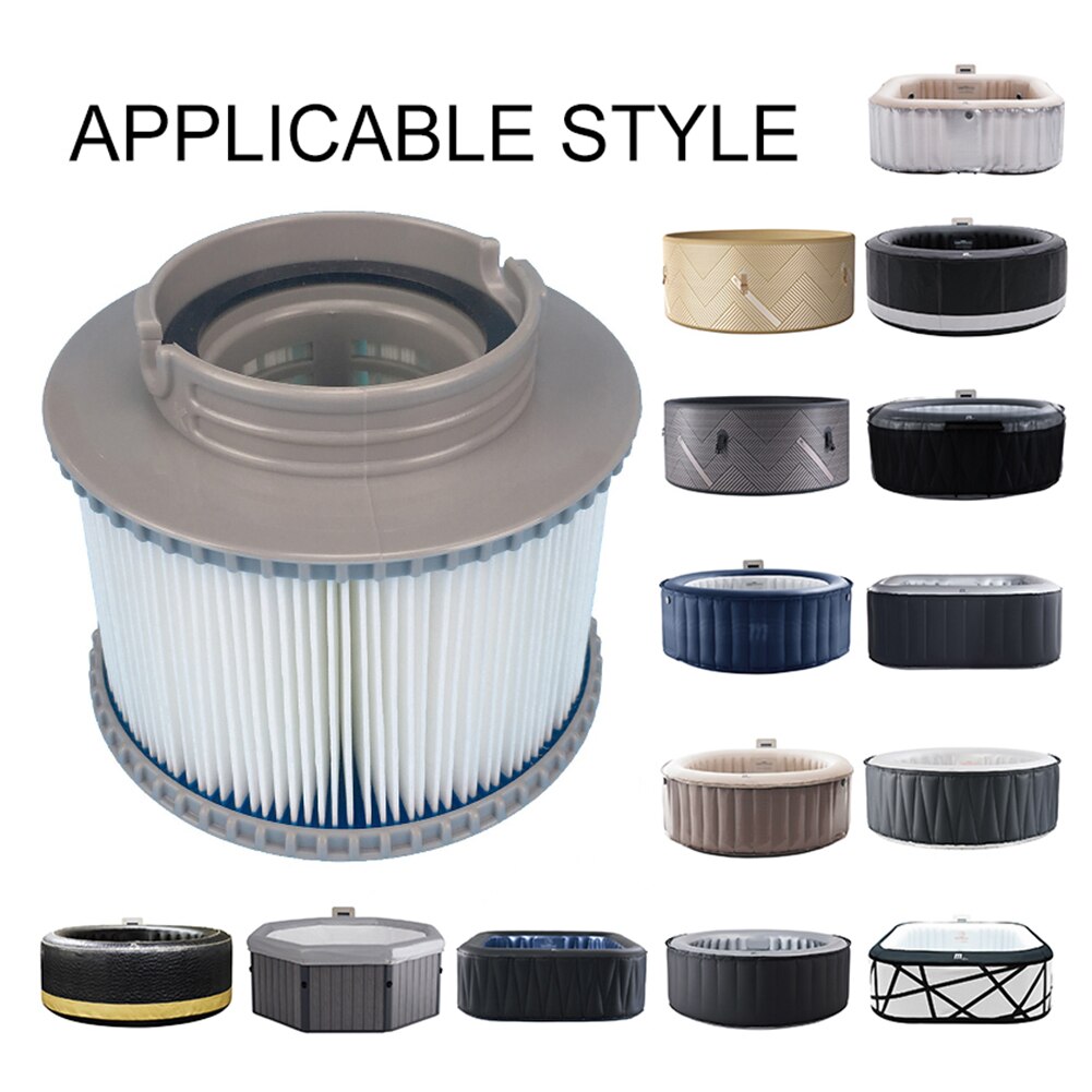 1 stuk voor mspa opblaasbaar zwembadfilterbad spabad waterfilterpatroon pomp vervanging voor m-spa opblaasbaar spa zwembad