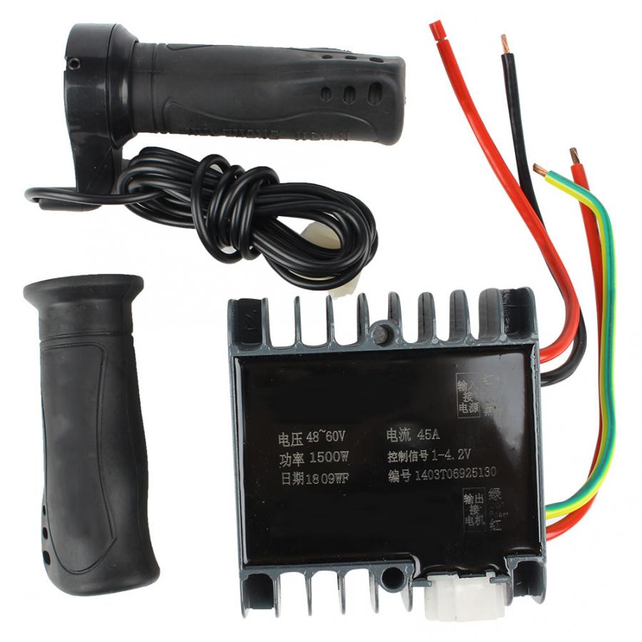 48-60V 1500W Motor Brushed Controller Box Voor Elektrische Scooter Driewieler E-Bike Motor Controller Vervanging accessoire