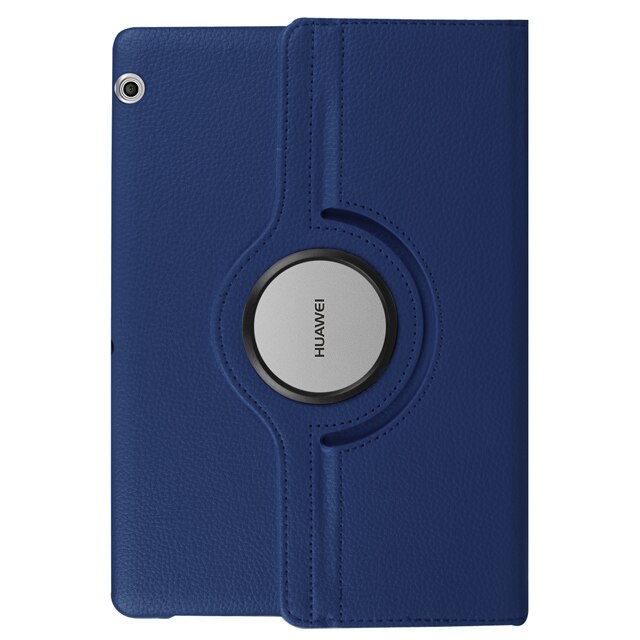 Funda giratoria 360 para Huawei MediaPad T3 10 AGS-L09/W09/L03 Honor Play Pad 2 9,6, Funda con soporte para Tablet, Funda para Huawei T3 10: Dark Blue