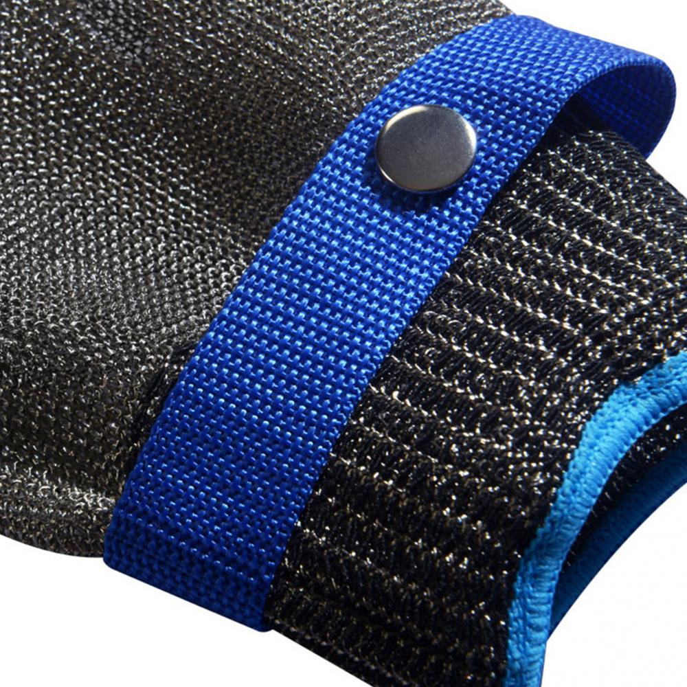 1Pc schneiden-Beständig Handschuh Wärme Beständig Einstellbare Angenehm zu Tragen Stichsichere Metall Gittergewebe Zimmerei Metzger Schneider Handschuh