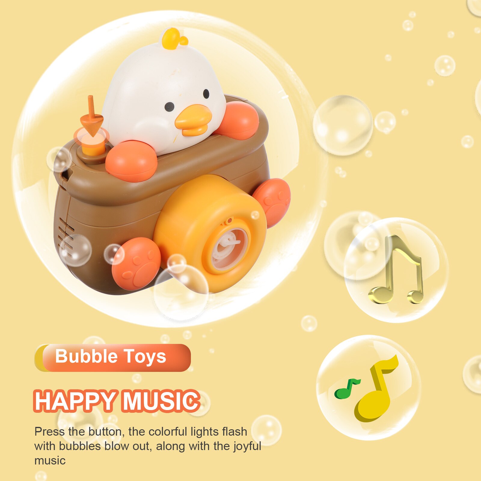 1Pc Bubble Blower Plaything Bubble Plaything Electric Bubble Blower for School Kids Garden