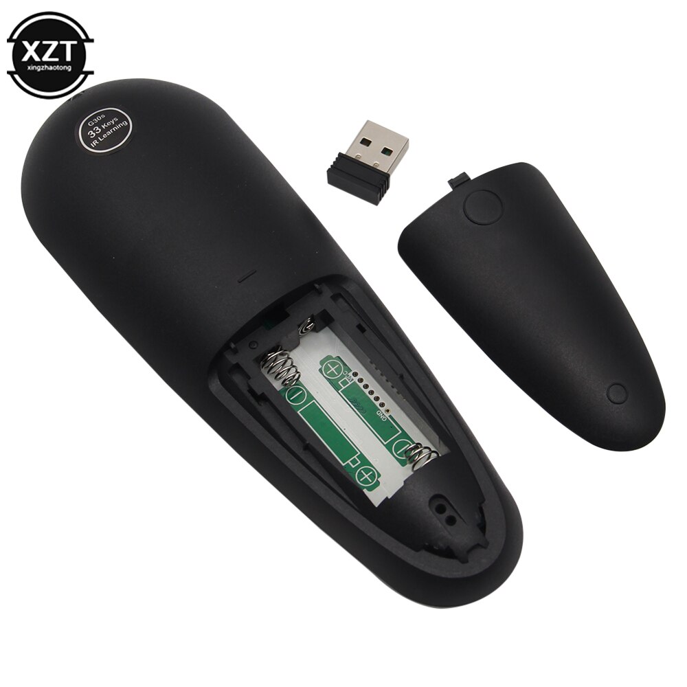 Giroscopio inalámbrico G30S 2,4G, mando a distancia inteligente por voz, 33 teclas, aprendizaje IR, para X96 mini, H96 MAX, Android Box,