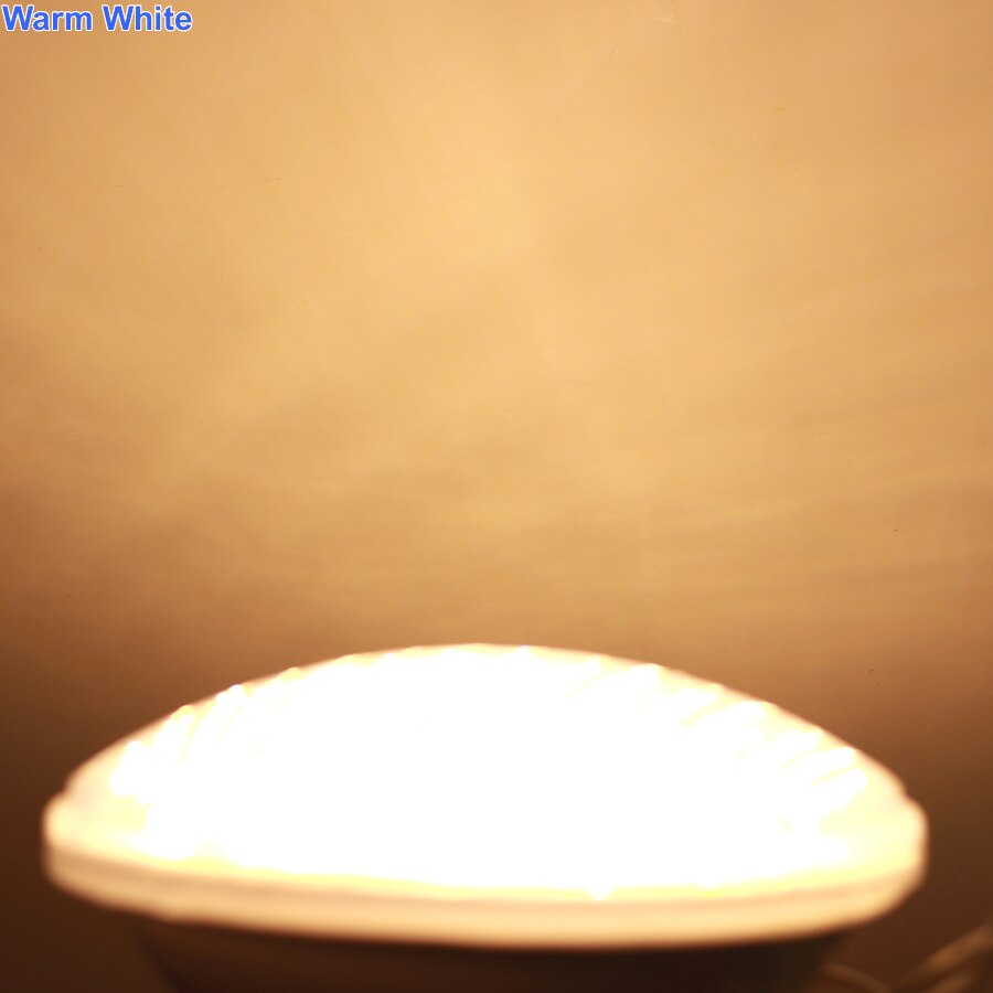 Lâmpada led subaquática par56, rgb, 12v, 24w, 36w, à prova d&#39;água, ip68, iluminação para lago, substituição de lâmpadas de halogênio: Branco quente / 36W