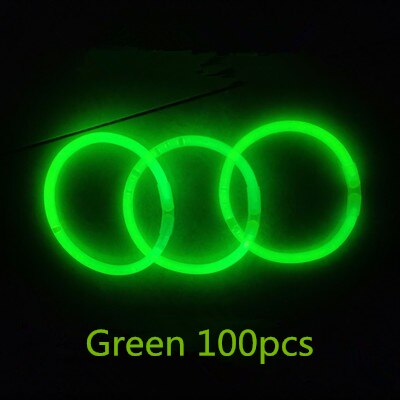 Party Fluorescentie Light Glow Sticks Armbanden Kettingen Neon Voor Wedding Party Glow Sticks Kleurrijke Glow Stick: lvse100pcs