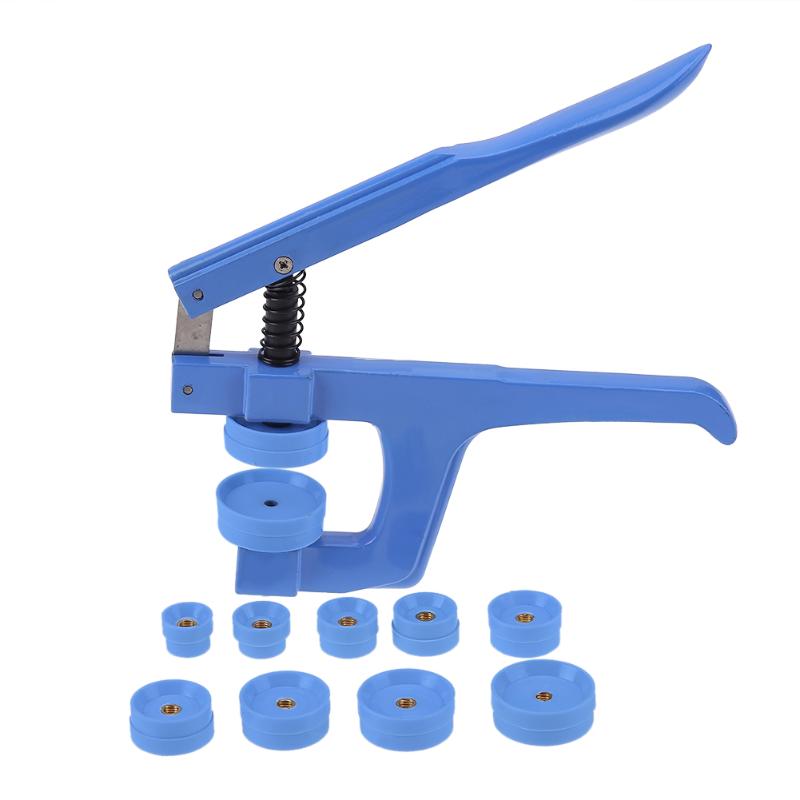 Horlogemaker Horloge Back Cover Press Tool 11 Sterft Batterij Vervangen Hand Quartz Klok Reparatie Tool Kit