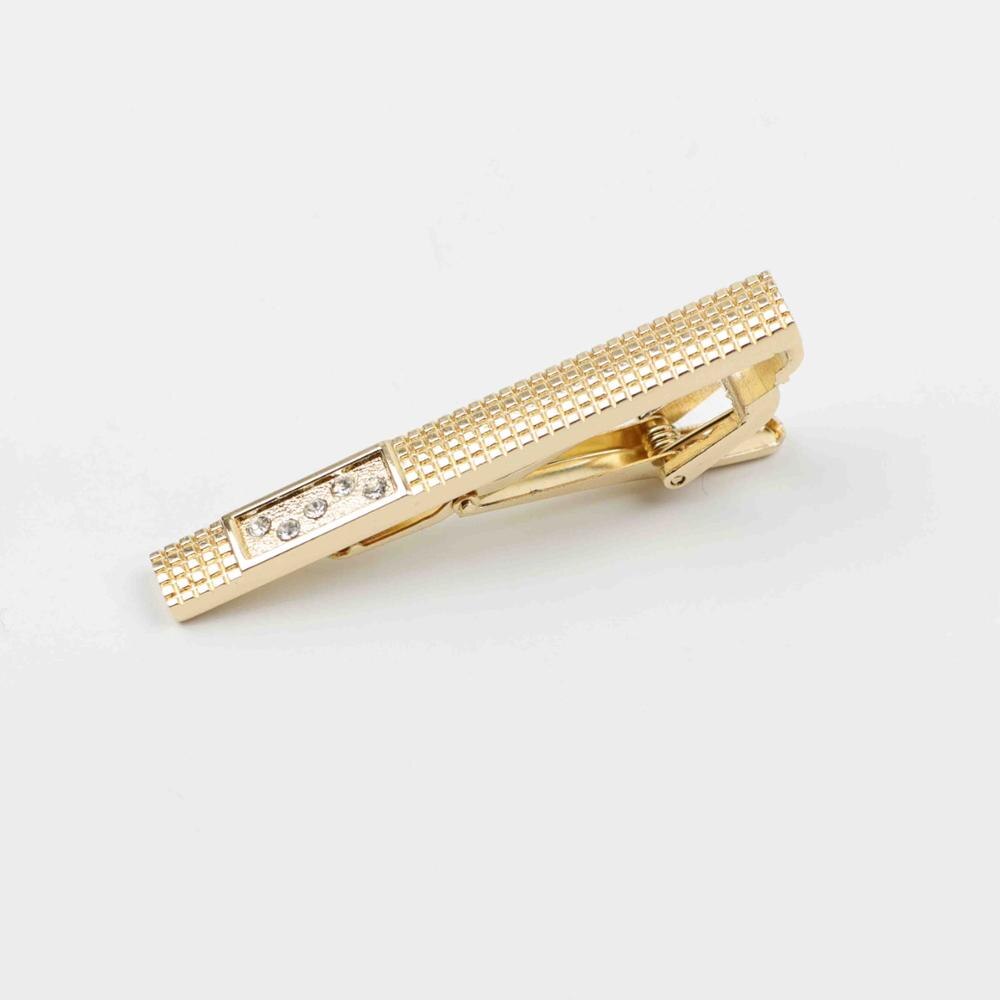Slips klip skal købe klassiske trendy mænd guld metal smykker mandlig business banket bar slips clips lås tilbehør: 4