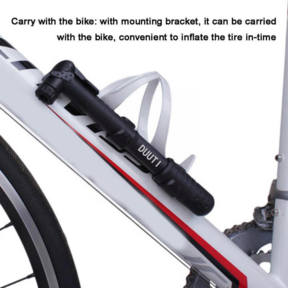 Mini Bike Pump Portable Lightweight Tyre Inflation Cycling Pump Road Multi Pump Basketball Bicycle Fitment Ball Mtb X1y7