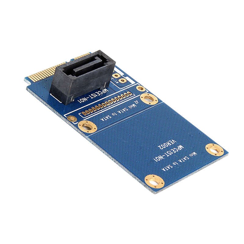 Msata Mini Pci-E Sata Ssd Slot To 7 Pin Sata Hdd Convert Card Adapter: Default Title