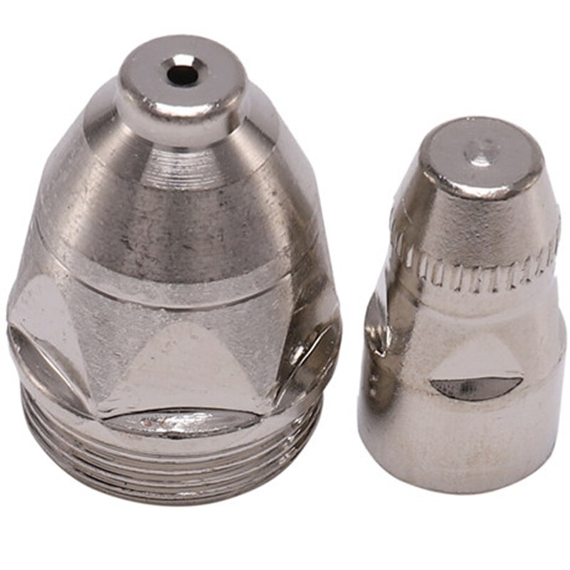 P80 Air Plasma Nozzle 1.1mm Plasma Cutting Machine Torch Consumables CNC Cutting Electrode Nozzle 20 Pcs